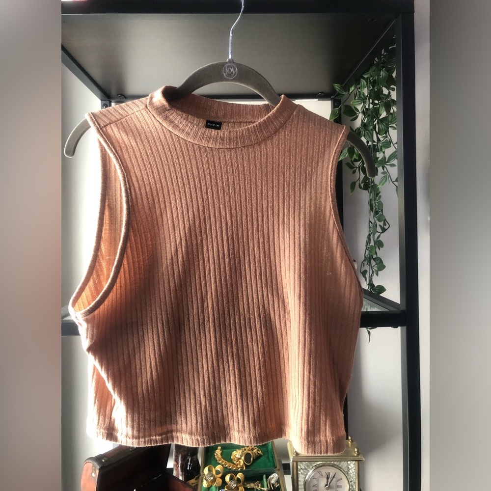 SHIEN rib-knot tank top XL 12